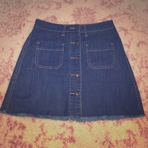 jean skirt